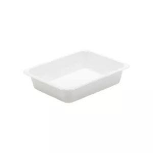 Barquette CPET Mapcor blanc 1comp 227x178x50mm